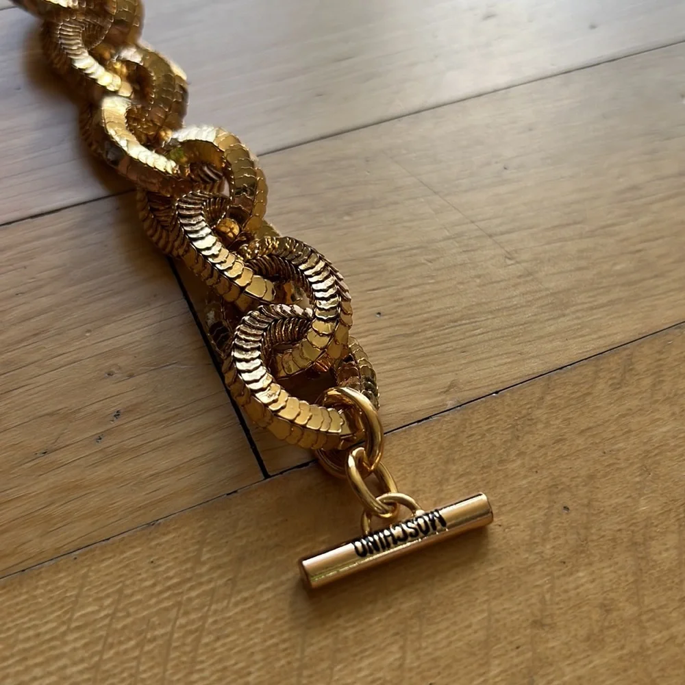 Moschino for H&M Gold Chain Bracelet - Picture 2 of 3